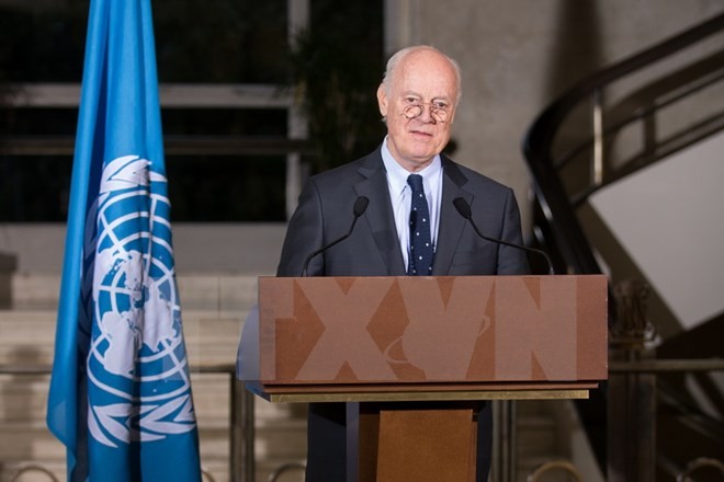 UN Special Envoy for Syria meets Syrian opposition’s delegation - ảnh 1